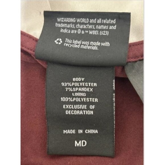 Hot Topic Harry Potter Deathly Hallows Wizarding World Sweetheart Dress Size M - Picture 6 of 13